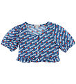 Stella McCartney Kids Top - Blå m. Logoprint Stella McCartney Kids Top - Blå m. Logoprint