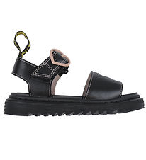 Dr. Martens Sandaler - Marlowe Hearts J - Black/Powder Pink Dr. Martens Sandaler - Marlowe Hearts J - Black/Powder Pink