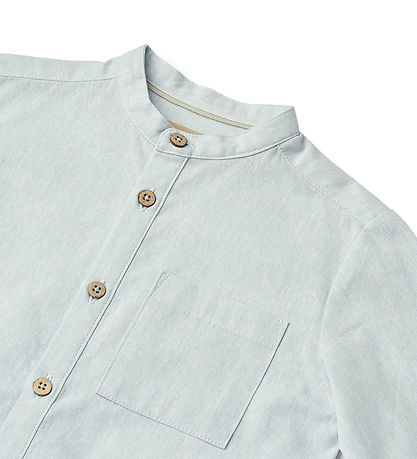 Wheat Shirt - Willum - Light Blue Chambray