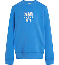 Calvin Klein Sweatshirt - Good Level  - Mesmerizing Blue Calvin Klein Sweatshirt - Good Level  - Mesmerizing Blue