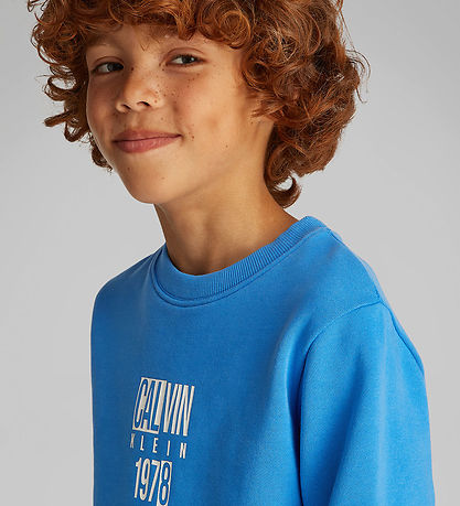 Calvin Klein Sweatshirt - Good Level - Mesmerizing Blue