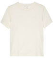 Calvin Klein T-shirt - Mono Mini Badge - Tofu White Calvin Klein T-shirt - Mono Mini Badge - Tofu White