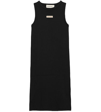 Calvin Klein Kjole - Rib Sleeveless - Ck Black Calvin Klein Kjole - Rib Sleeveless - Ck Black