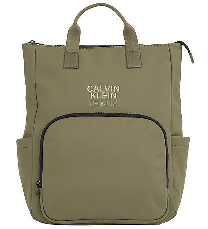 Calvin Klein Pusletaske - Rubber Diaper BP - Dusty Olive Calvin Klein Pusletaske - Rubber Diaper BP - Dusty Olive