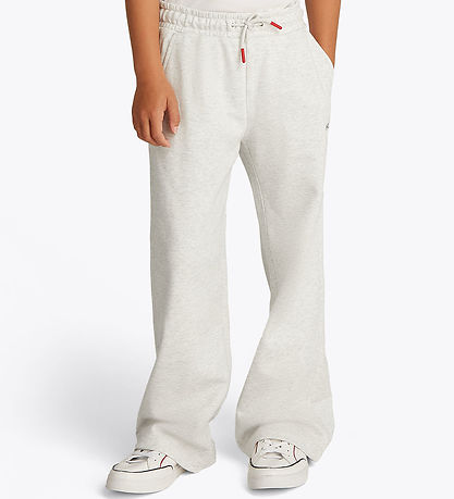 Tommy Hilfiger Sweatpants - Wide - Snow White Heather