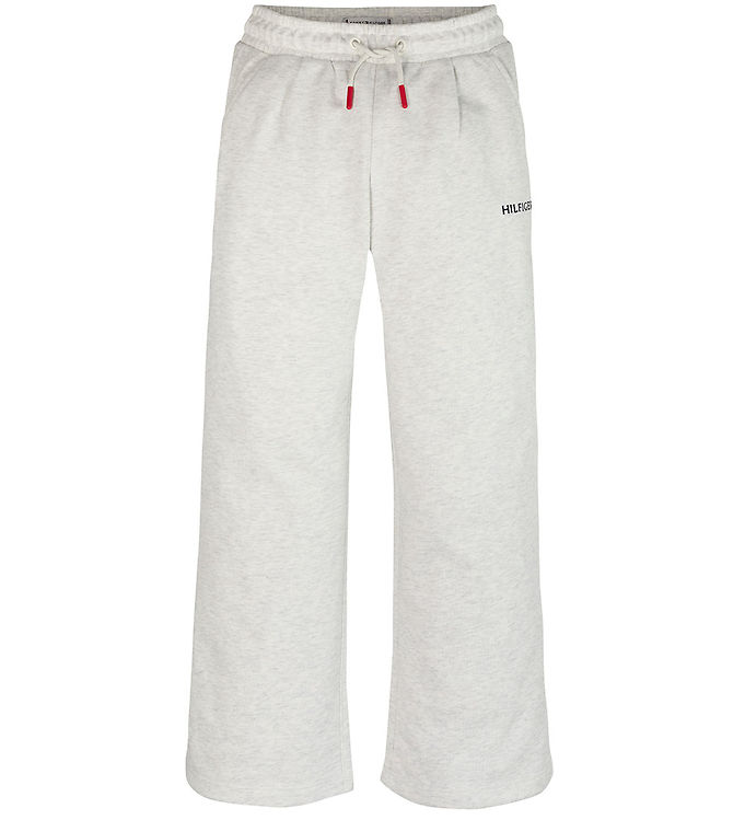 Tommy Hilfiger Sweatpants - Wide - Snow White Heather