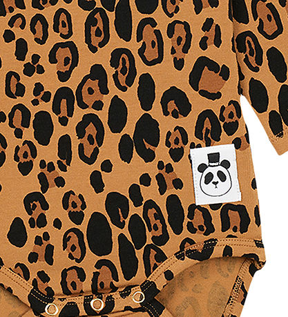 Mini Rodini Body l/æ - Basic - Leopard Mini Rodini Body l/æ - Basic - Leopard