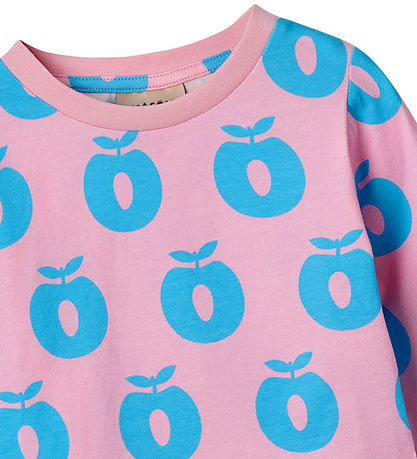 Småfolk Bluse - Pink Lilac m. Æbler