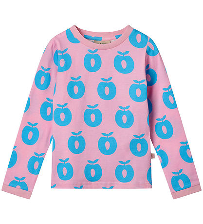 Småfolk Bluse - Pink Lilac m. Æbler Småfolk Bluse - Pink Lilac m. Æbler