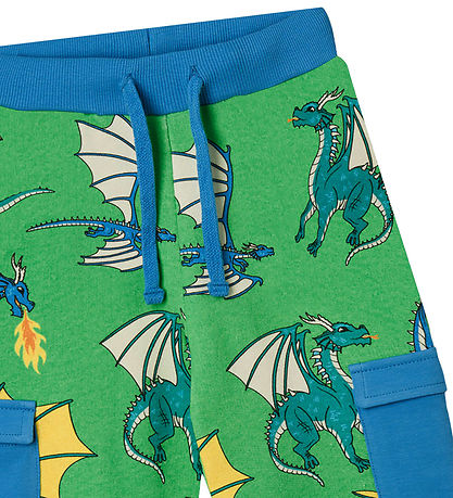 Småfolk Sweatpants - Clover m. Flyvende Drager Småfolk Sweatpants - Clover m. Flyvende Drager
