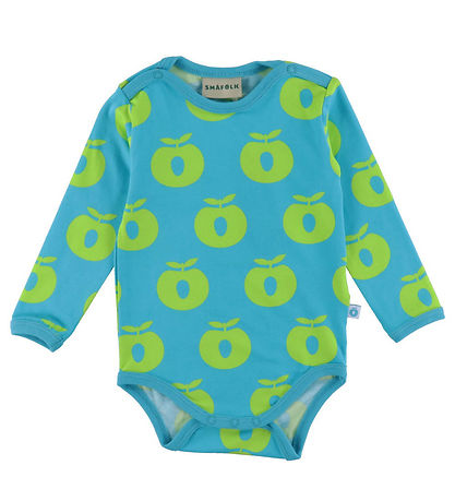 Småfolk Body l/æ - Blue Atoll m. Æbler Småfolk Body l/æ - Blue Atoll m. Æbler