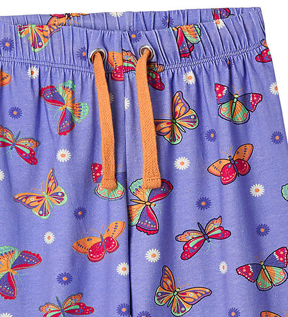 Småfolk Bukser - Purple Delight m. Sommerfugle Småfolk Bukser - Purple Delight m. Sommerfugle