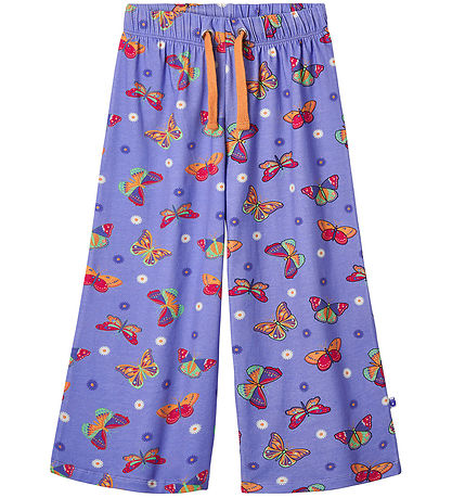 Småfolk Bukser - Purple Delight m. Sommerfugle Småfolk Bukser - Purple Delight m. Sommerfugle