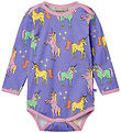 Småfolk Body l/æ - Purple Delight m. Enhjørninger