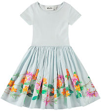 Molo Kjole - Rib - Cissa - Jungle Flowers m. Blomsterprint Molo Kjole - Rib - Cissa - Jungle Flowers m. Blomsterprint
