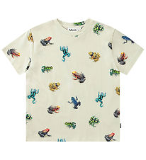 Molo T-shirt - Roxo - Vibrant Frogs m. Print