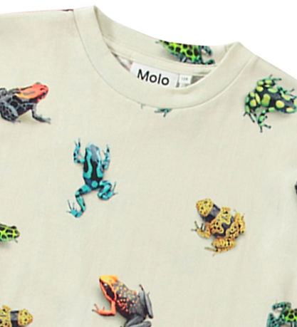 Molo T-shirt - Roxo - Vibrant Frogs m. Print