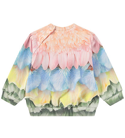 Molo Sweatshirt - Disc - Petal Rainbow m. Blomsterprint Molo Sweatshirt - Disc - Petal Rainbow m. Blomsterprint