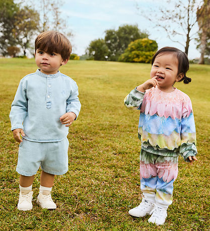 Molo Sweatshirt - Disc - Petal Rainbow m. Blomsterprint