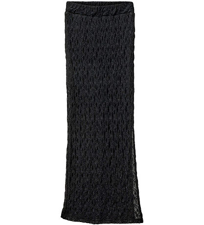 Sofie Schnoor Nederdel - Sort m. Hulmønster Sofie Schnoor Nederdel - Sort m. Hulmønster