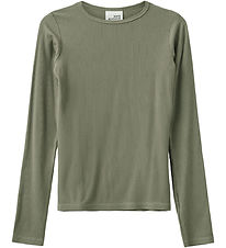 Sofie Schnoor Bluse - Rib - Petricia - Army Green Sofie Schnoor Bluse - Rib - Petricia - Army Green