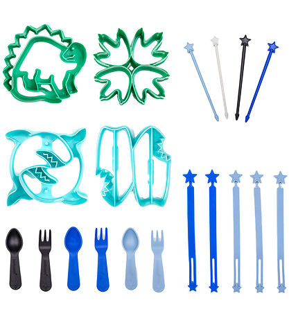 Lunch Punch Lunchbox Accessories - Cutter & Bento Fun - 19 Parts