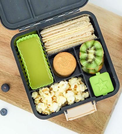 MontiiCo Snackbøtter - Bento Dip & Sauce - 2 stk. - Matcha