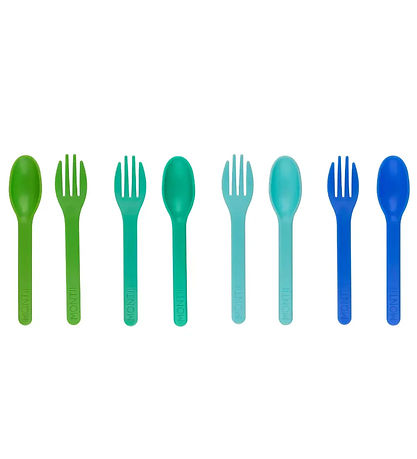 MontiiCo Børnebestik - Out and About - 8 Dele - Blueberry MontiiCo Børnebestik - Out and About - 8 Dele - Blueberry