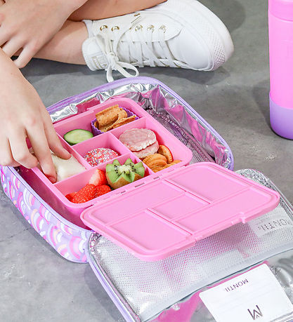 MontiiCo Madkasse m. 5 rum - Bento Five - 980 ml - Floss m. Stic MontiiCo Madkasse m. 5 rum - Bento Five - 980 ml - Floss m. Stic