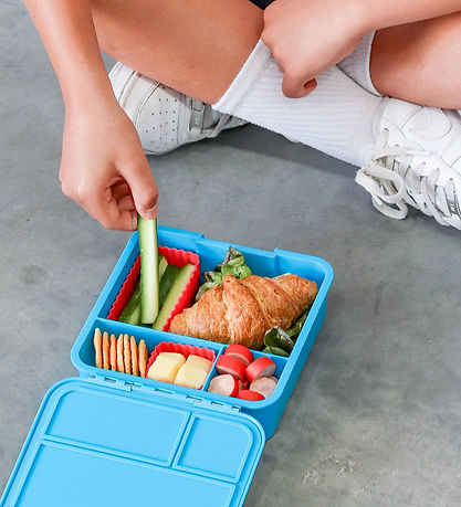 MontiiCo Madkasse m. 3 rum - Bento Three - 1 l - Coastal m. Stic