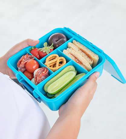 MontiiCo Madkasse m. 5 rum - Bento Five - 980 ml - Coastal m. St