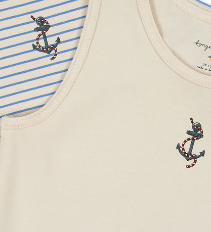 Konges Sløjd Undertrøje - 2-pak - Stripe Provence Mix Konges Sløjd Undertrøje - 2-pak - Stripe Provence Mix