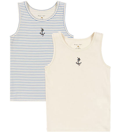 Konges Sløjd Undertrøje - 2-pak - Stripe Provence Mix Konges Sløjd Undertrøje - 2-pak - Stripe Provence Mix