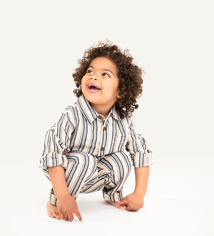 Hust and Claire Skjorte - Bomuld/Hør - Rollo - Blues