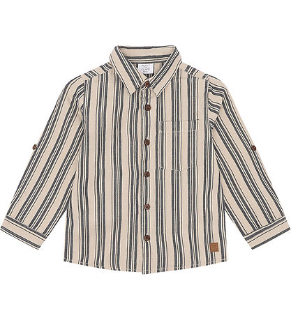 Hust and Claire Skjorte - Bomuld/Hør - Rollo - Blues