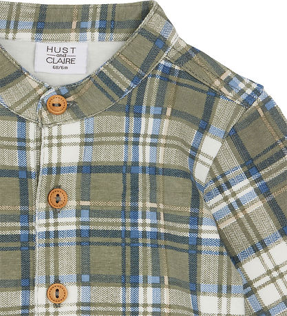 Hust and Claire Skjortebody l/æ - Boye - Seagrass Hust and Claire Skjortebody l/æ - Boye - Seagrass