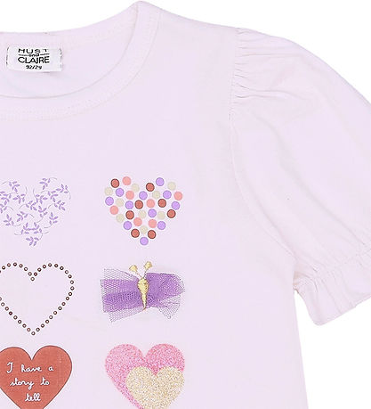 Hust and Claire T-shirt - Alma - Lavender