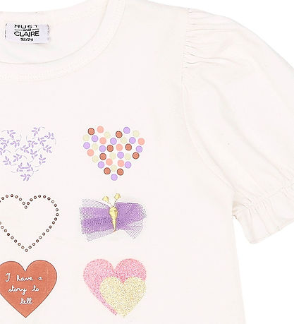 Hust and Claire T-shirt - Alma - Ivory Hust and Claire T-shirt - Alma - Ivory