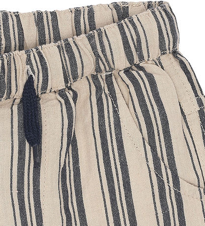 Hust and Claire Bukser - Bomuld/Hør - Trevor - Blues Hust and Claire Bukser - Bomuld/Hør - Trevor - Blues