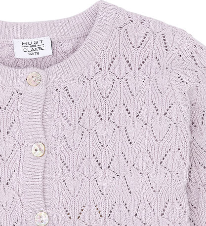 Hust and Claire Cardigan - Strik - Cilja - Lavender
