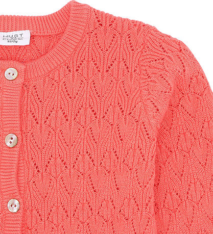 Hust and Claire Cardigan - Strik - Cilja - Wild Coral