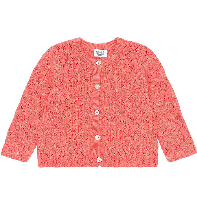 Hust and Claire Cardigan - Strik - Cilja - Wild Coral