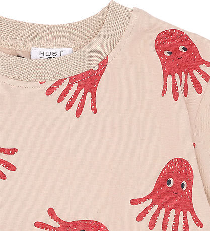 Hust and Claire T-shirt - Anton - Cement