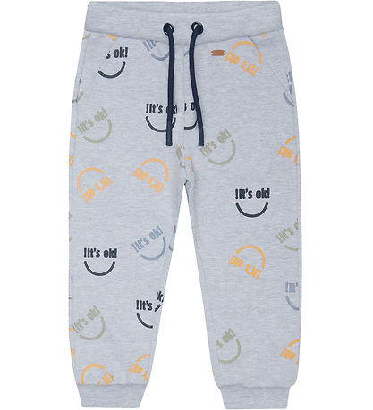 Hust and Claire Sweatpants - Garry - Pearl Grey Melange Hust and Claire Sweatpants - Garry - Pearl Grey Melange