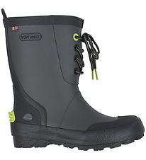 Viking Gummistøvler - Slagbjorn Jr - Dark Grey/Multi Viking Gummistøvler - Slagbjorn Jr - Dark Grey/Multi