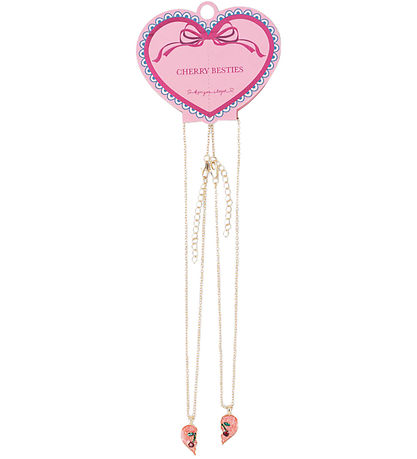 Konges Sløjd Halskæde - 2-pak - Venindehalskæde - Cherry