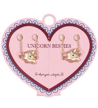 Konges Sløjd Armbånd - 2-pak - Unicorn Veninde Armbånd - Guld