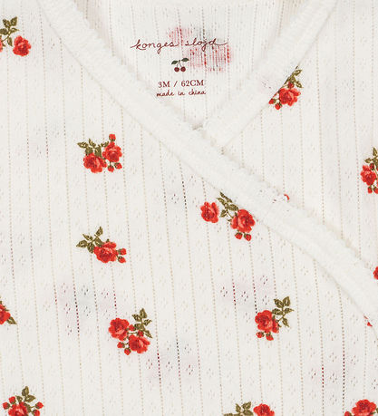 Konges Sløjd Slå-om Heldragt - Rib - Minnie Onsie - Rose Red m. 