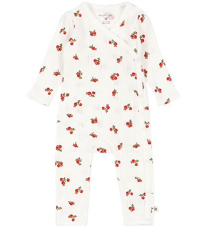 Konges Sløjd Slå-om Heldragt - Rib - Minnie Onsie - Rose Red m. 