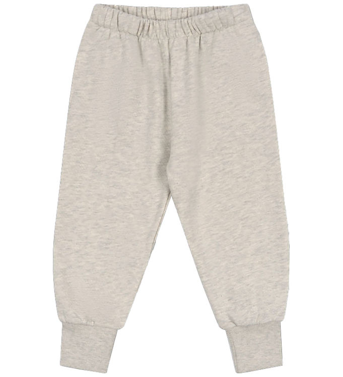 Konges Sløjd Sweatpants - Lou - Lysegråmeleret